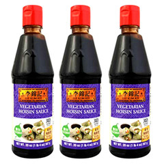 Lee Kum Kee Vegetarian Hoisin Sauce 20 oz ( Pack of 3 )~Made In USA~9/2026 ~SALE