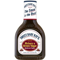 Sweet Baby Ray’s Hickory & Brown Sugar Barbecue Sauce 18 oz Bottle