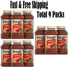 Prego Traditional Italian Sauce (45 oz., 9 pk.)