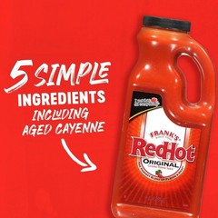 Tailgating Essential: Frank’s RedHot Cayenne Sauce – 32 fl oz Jug