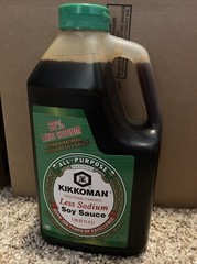 Kikkoman Less Sodium Soy Sauce, 1.25 QT 38% Less Sodium