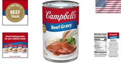 Campbell’s Beef Gravy, 10.5 oz Can – Ready in Minutes for All Your Comfort Foods