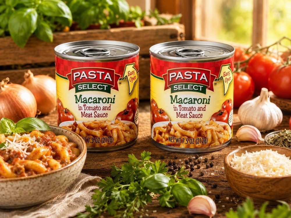 Pasta Select Macaroni in Tomato & Meat Sauce 7.5 oz – Pack of 2