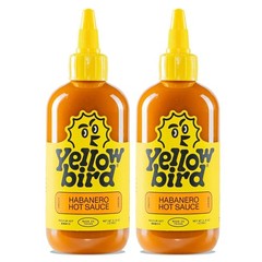 Fruity & Bright Yellowbird Habanero Hot Sauce – 9.8 oz | 2 Bottles Made in Texas
