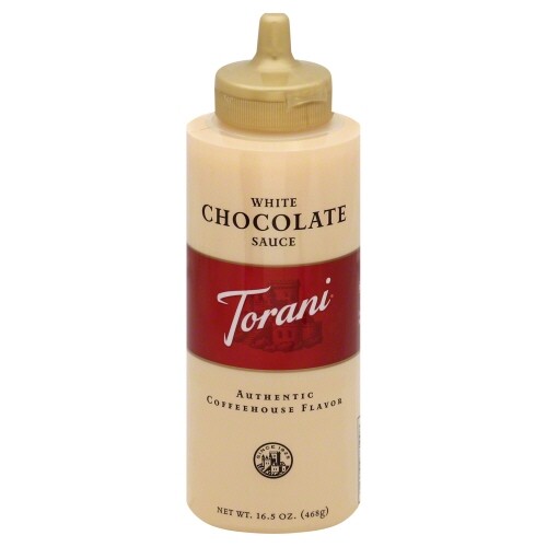 Puremade White Choc Sauce Case of 4 X 16.5 Oz