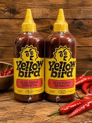 2 Pack Yellowbird Blue Agave Sriracha Hot Sauce 19.6oz. Exp 11/03/2026