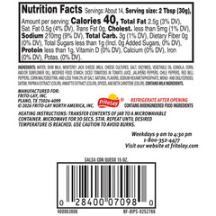 Tostitos Salsa Medium Salsa Con Queso Spread, 15 oz Jar