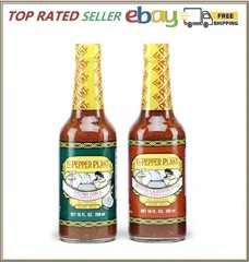The Pepper Plant Hot Sauce Original 10 Oz Pack of 2 10 Fl Oz Pack of 2
