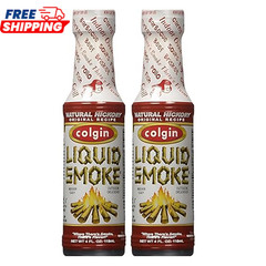 Colgin Hickory Liquid Smoke 4oz x2 BBQ Flavor Gluten Free Cooking Sauce