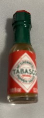 16 Mini Tabasco Original Pepper Sauce Real Glass Bottles 1/8 oz Stocking STUFFER