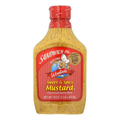 Woeber’s Sandwich Pal Sweet and Spicy Mustard, 16oz
