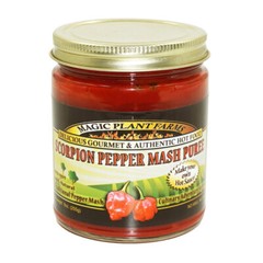 Pepper Mash Pepper Puree Premium Quality-100% Natural Hot Peppers (9oz Jar)