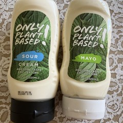 Only Plant Based Sour Cream And Only Plant-Based Mayo Mayonnaise 11 Fluid Ounces