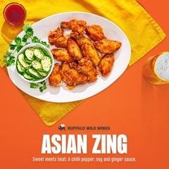 Buffalo Wild Wings Asian Zing Sauce, 12 fl. oz., Perfect Dipping Sauce, Chick…
