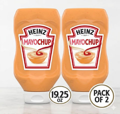 Heinz Mayochup Mayonnaise & Ketchup Sauce, 19.25 oz Bottle 2 pack