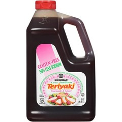 Less Sodium Gluten-Free Gourmet Teriyaki Marinade and Sauce, (0.5 Gallon)