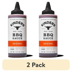 (2 pack) Kinder’s Original Mild BBQ Sauce, 15.5 oz Squeeze Bottle…