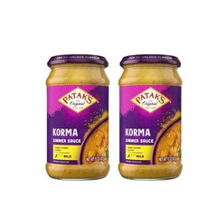 (2 pack) Patak’s Korma Simmer Sauce, 15 oz…