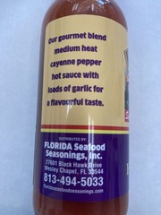 [3] Florida – Gourmet Garlic Hot Sauce (excellent flavor/not too spicy) [3-Pack]