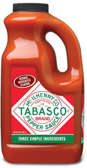 Brand Original Red Pepper Sauce, Medium Hot Sauce, Bulk Plastic Jug, Classic & V
