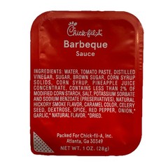 Chick-fil-A BBQ Sauce Packets Dipping Sauce LOT OF 24 PACKETS = 24OZ BARBECUE