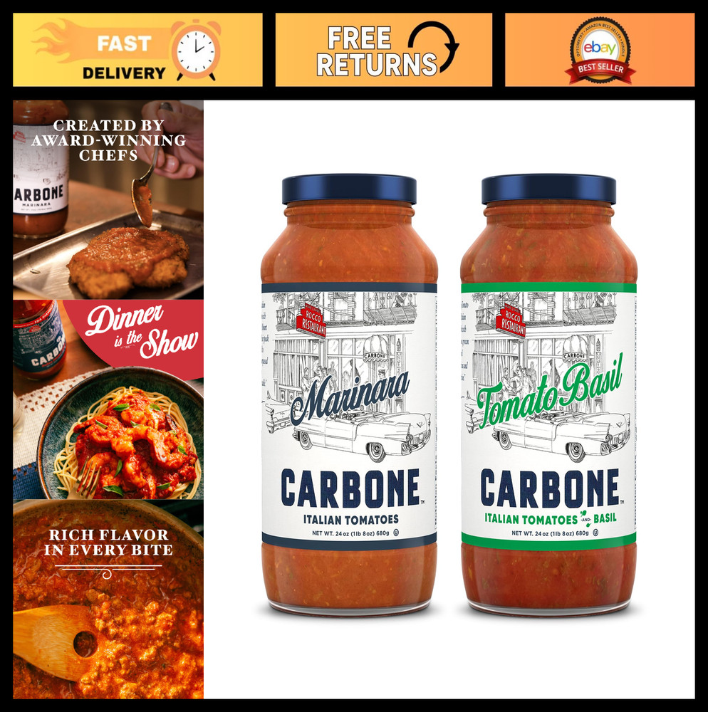 All-Natural Marinara & Tomato Basil Pasta Sauce Bundle | Vegan, Gluten-Free, Low