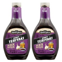 KC Masterpiece 2 Pack Honey Teriyaki 30 Minute Marinade 16 oz Bottles Meat Sauce