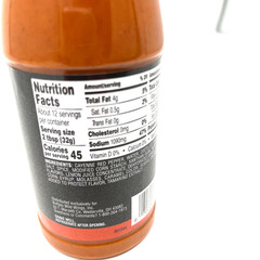 Buffalo Wild Wings Sauce Hot Sauce 12 Oz Bottle Buffalo Flavor with Major Heat
