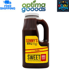 Sonny’s BBQ Sweet Barbecue Sauce, 84 oz – Brown Sugar No High Fructose Syrup