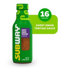 Subway Sweet Onion Teriyaki Sauce, 16 fl. oz.