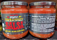 Trader Joe’s Organic Thick & Chunky Salsa 16oz 454g (2 Jars)