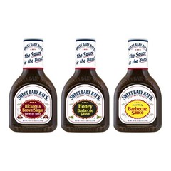 Gourmet Barbecue Sauce Variety Pack – Honey BBQ, Hickory Brown Sugar, Classic BB