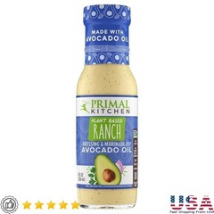 Plant Based Ranch Dressing Vegan Keto Whole30 Gluten Free Dairy Free 8oz New