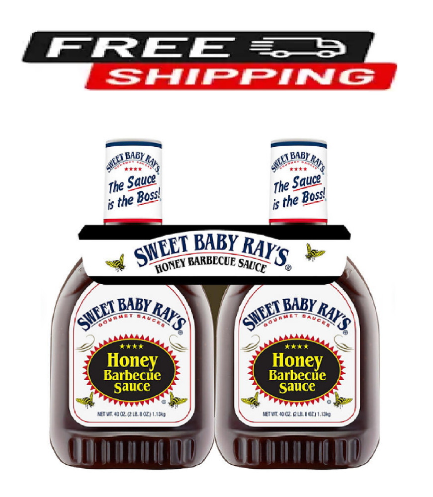 Sweet Baby Ray’s Honey Barbecue Sauce, 40 oz., 2 pk.