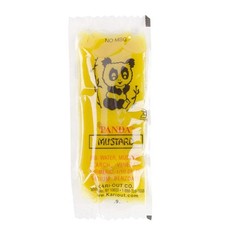 100 Packets Hot Mustard Sauce – Chinese Condiment Pack