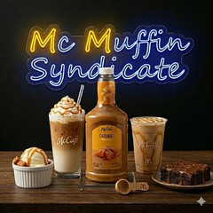 McDonald’s McCafe Carmel Flavored Syrup 33 FL OZ Pump Ready Bottle Brand New