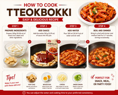Korean Tteokbokki Sauce 150g Sweet Spicy Topokki Sauce K-Food Ramen