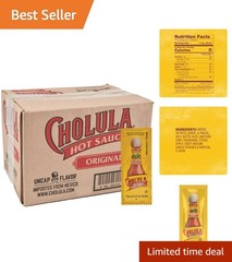 Mexican Hot Sauce Packets, 200 Count – Perfect for Takeout & Delivery