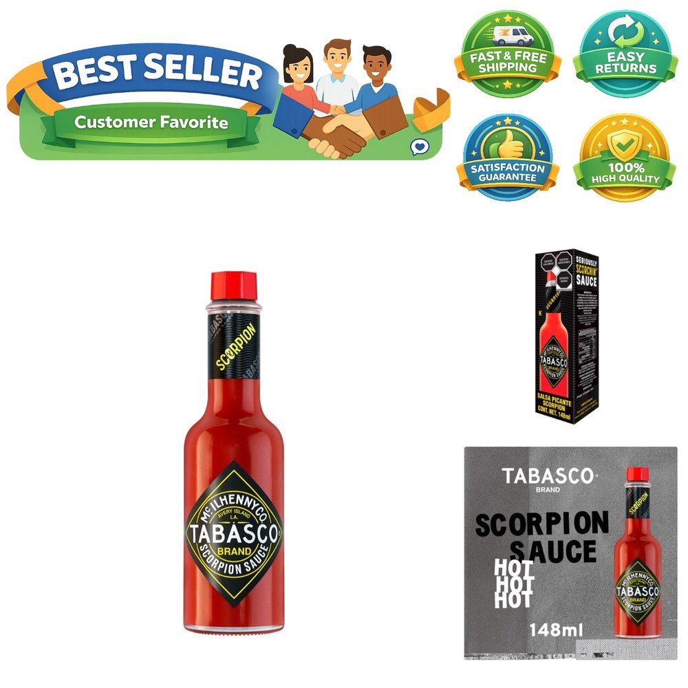 Dynamic Scorpion Hot Sauce – 5oz of 2 Million Scoville Delight for Spice Lovers