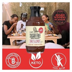 G Hughs Sweet and Spicy BBQ Sauce 18oz