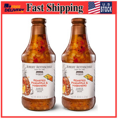 Robert Rothschild Farm Roasted Pineapple & Habanero Gourmet 40 Oz (Pack of 2)