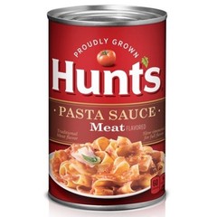 12x Hunt’s Meat Pasta Sauce Spaghetti Marinara Bulk Grocery Pantry Case 24oz