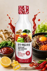 Korean Hot Sauce with Yuzu Sweet Spicy Chili Sauce BBQ Marinade 11.82oz