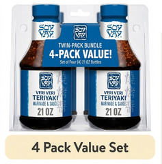 Soy Vay Veri Veri Teriyaki Marinade and Sauce, 21 FL Oz (pack of 4)