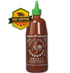 Huy Fong Foods Sriracha Hot Chili Sauce, 28 oz (793 g) Bottle – Large Size