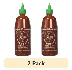 (2 pack) Huy Fong Foods Sriracha Hot Chili Sauce, 28oz (793g) Bottle
