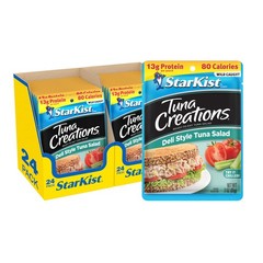 StarKist Tuna Creations Ready to Eat Meals Tuna Salad, 3 oz Pouch 24 Pack Del…
