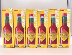 Lot of 6 Tabasco Habanero Pepper Sauce 5 Oz Spicy Hot Sauce Ex: 09/2026