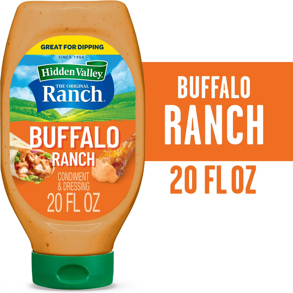 Buffalo Ranch Dip Sauce Dressing Condiment 20 Fl Oz Bottles 2 Pack Flavorful