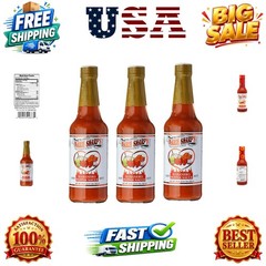 Hot Habanero Pepper Sauce, 10 oz – Authentic Belizean Hot Sauce with Fresh Re…